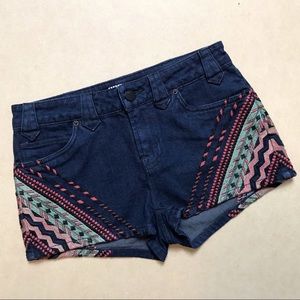 BDG. Urban Outfitters Tribal Denim Shorts